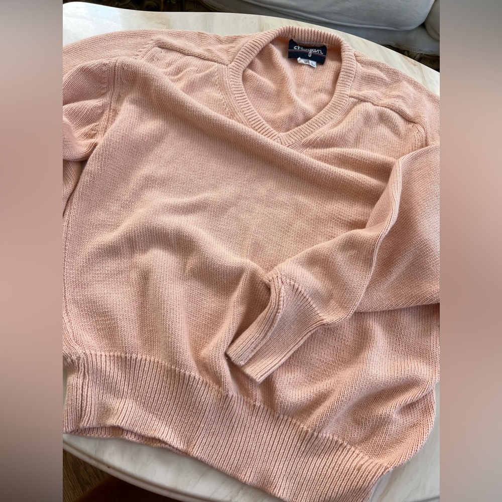 Vintage Unisex Hogan V-Neck Sweater Large